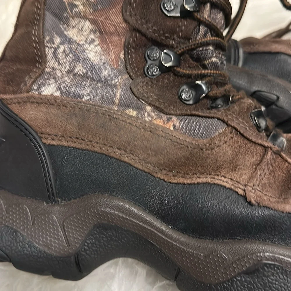 Youth Rocky Blizzard Stalker Brown Camo Boots